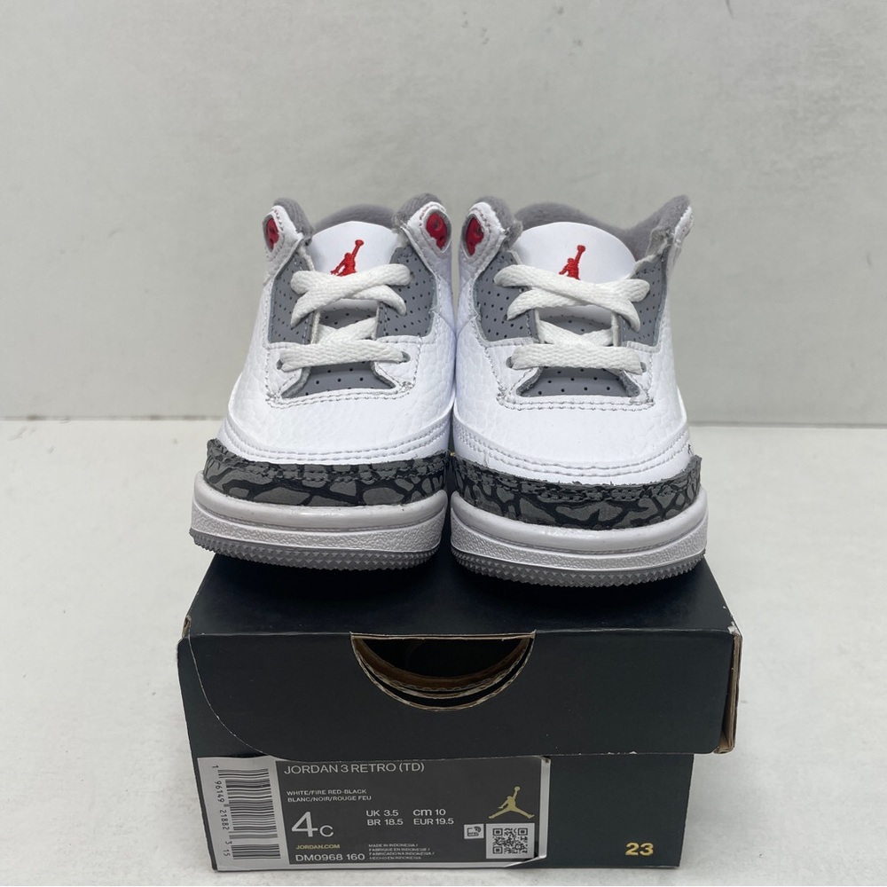 Nike Air Jordan 3 Retro TD “Fire Red” 2023 - Picture 2 of 4